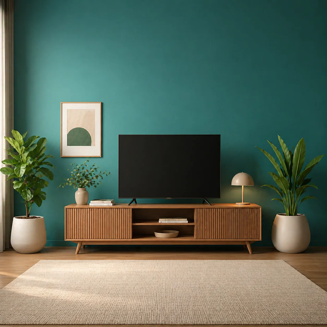Minimalist organized living space